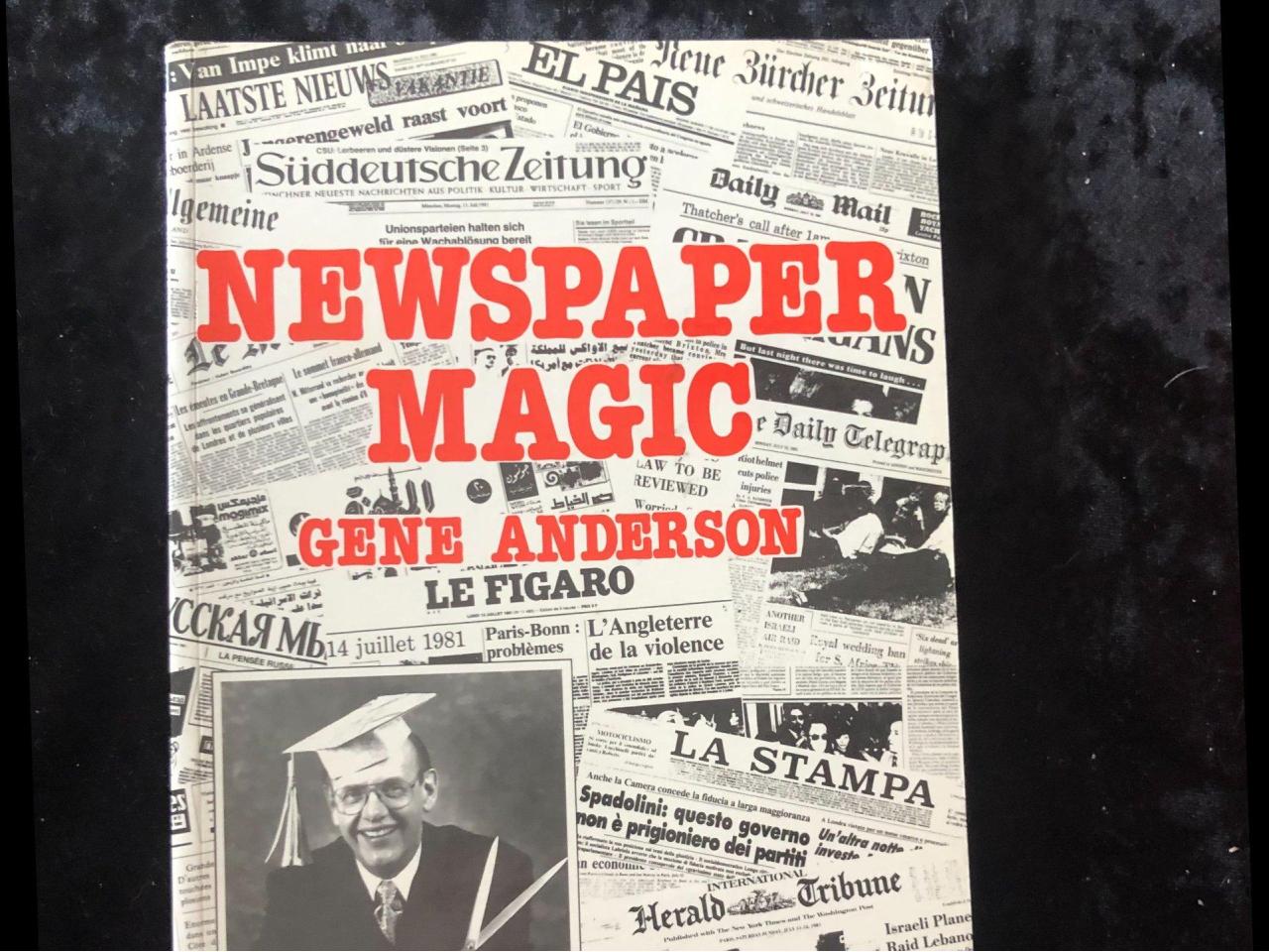 « Newspaper Magic » de Gene Anderson.